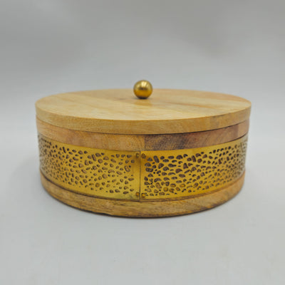 Decoración Cajas decorativas Con Tapa Madera Natural