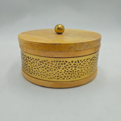 Decoración Cajas decorativas Con Tapa Madera Natural