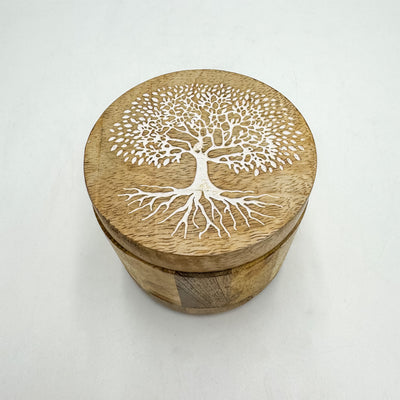 Decoración Cajas decorativas Con Tapa Madera Natural
