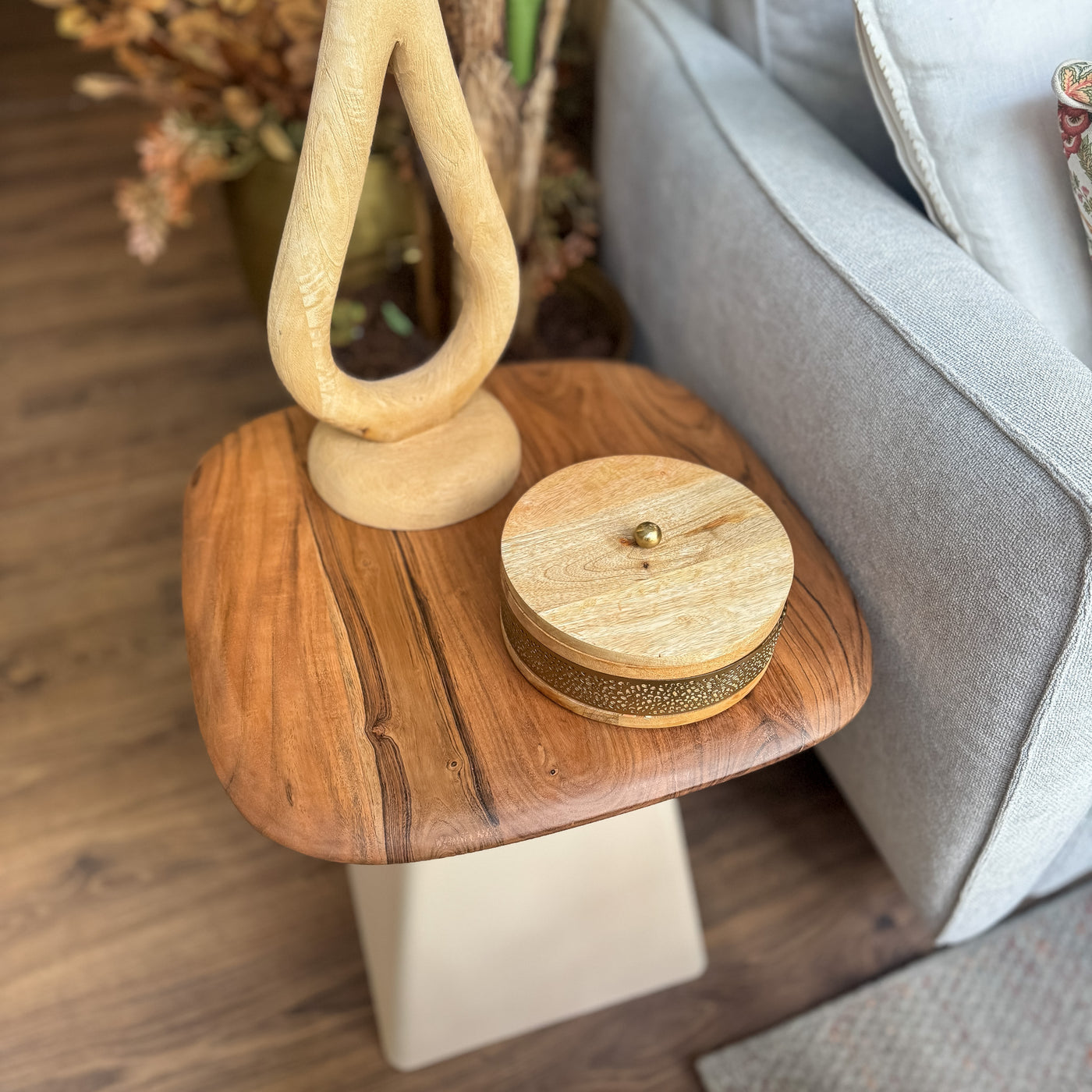 Decoración Cajas decorativas Con Tapa Madera Natural