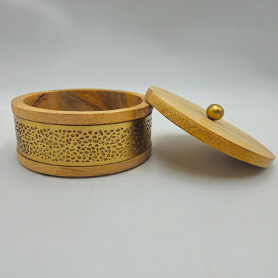 Decoración Cajas decorativas Con Tapa Madera Natural