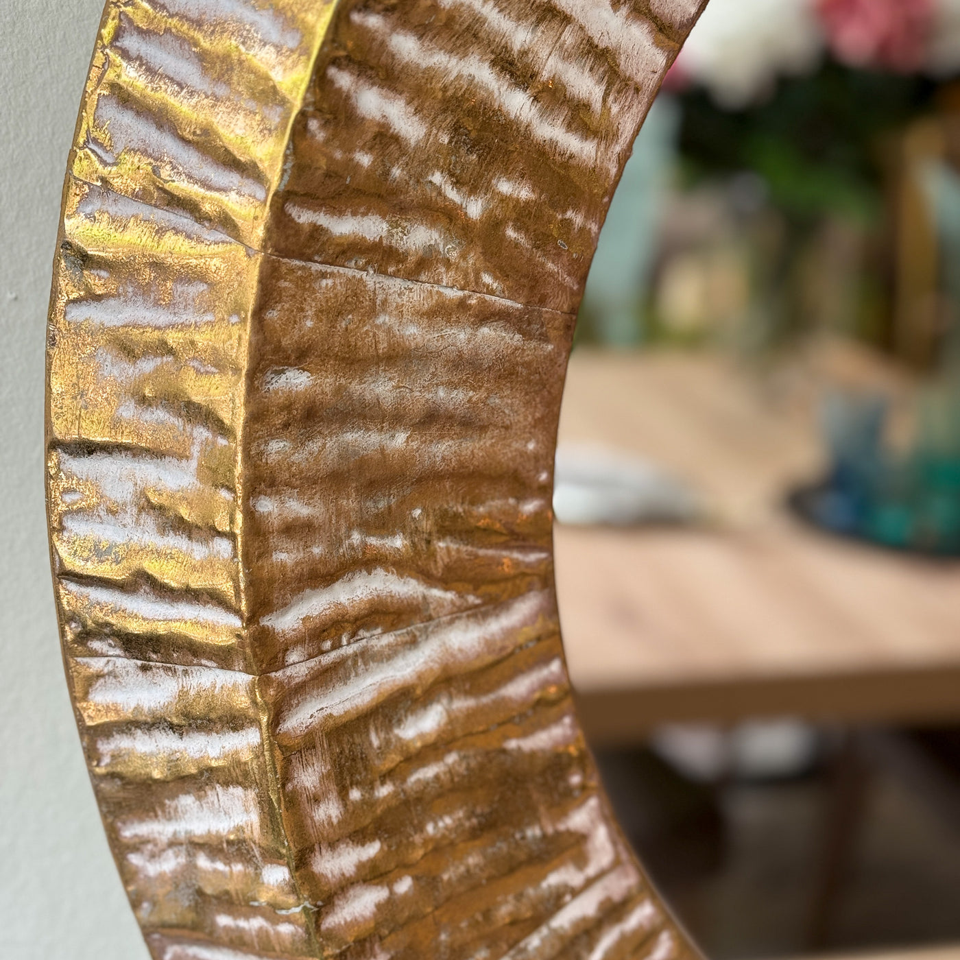 Decoración Espejos De pared Metal Dorado