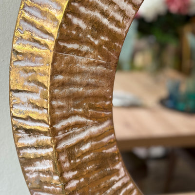 Decoración Espejos De pared Metal Dorado