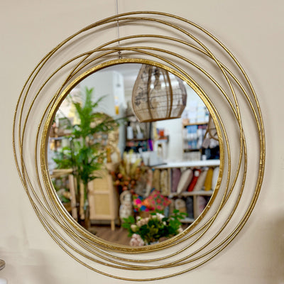 Decoración Espejos De pared Metal Dorado