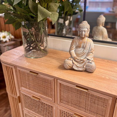 Decoración Figuras decorativas Cemento Blanco