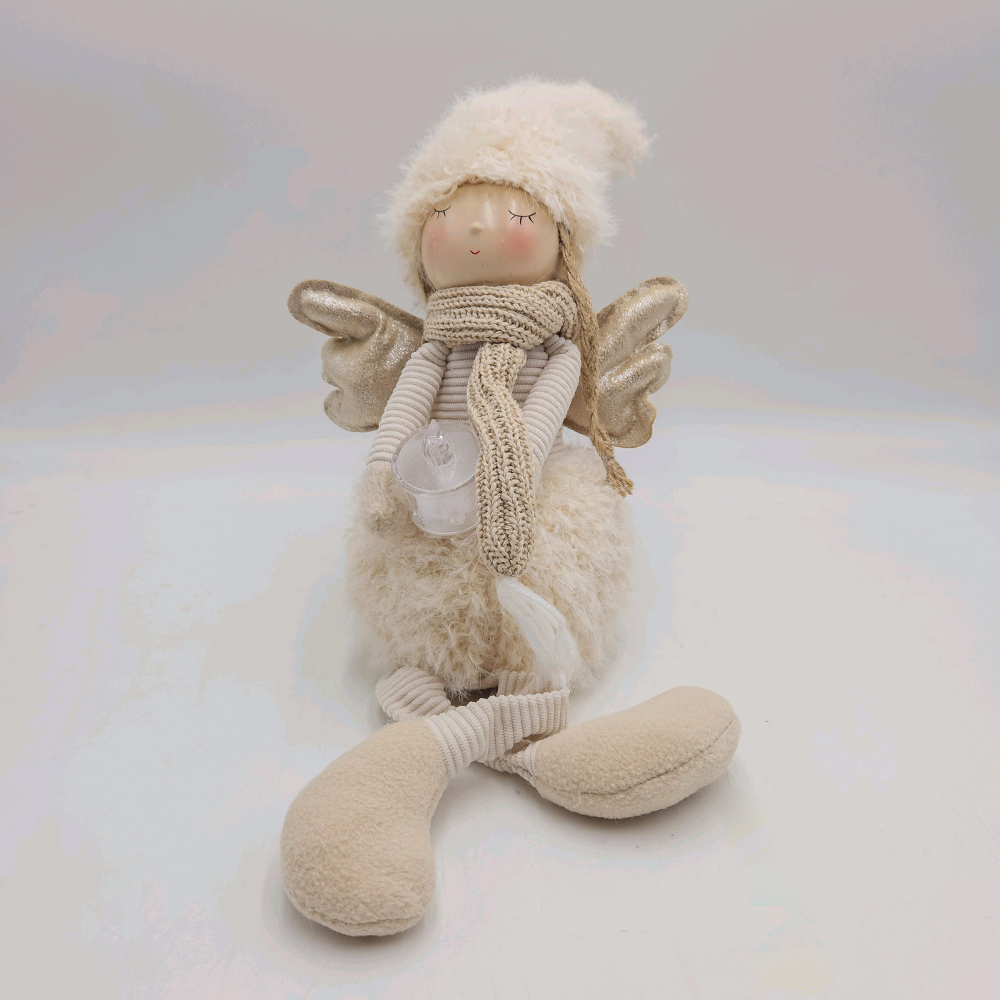 Decoración Figuras decorativas Fibras sintéticas Beige