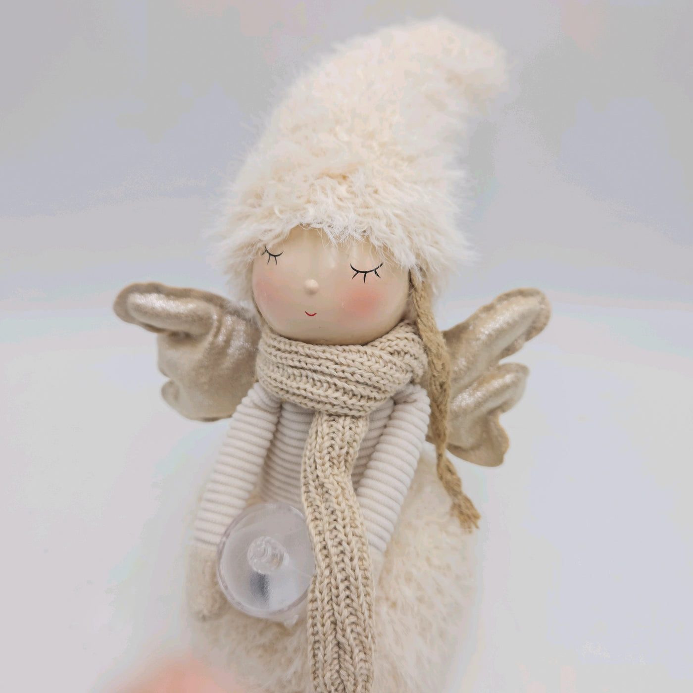 Decoración Figuras decorativas Fibras sintéticas Beige