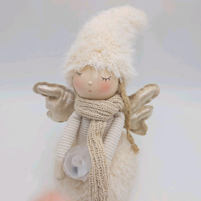 Decoración Figuras decorativas Fibras sintéticas Beige