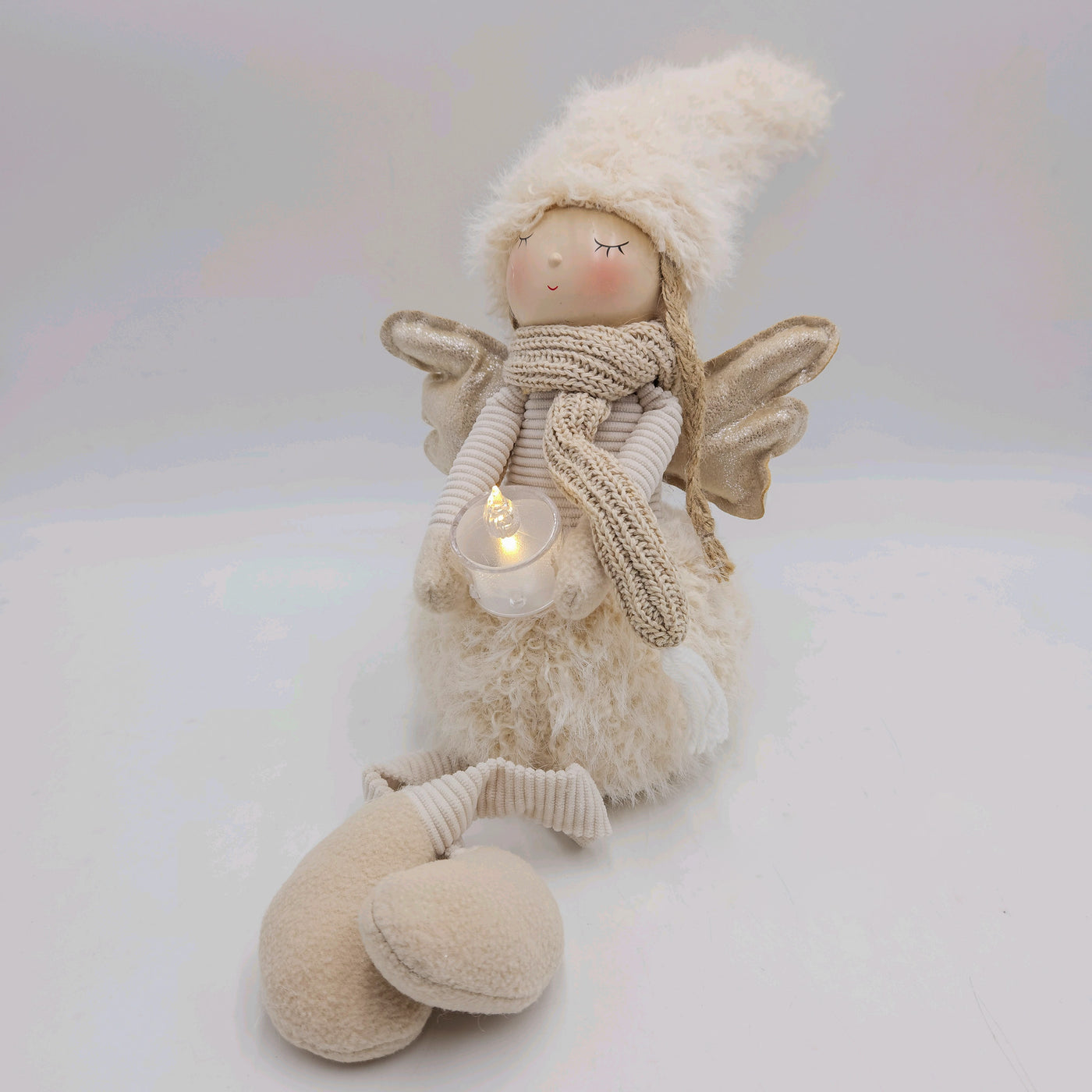 Decoración Figuras decorativas Fibras sintéticas Beige