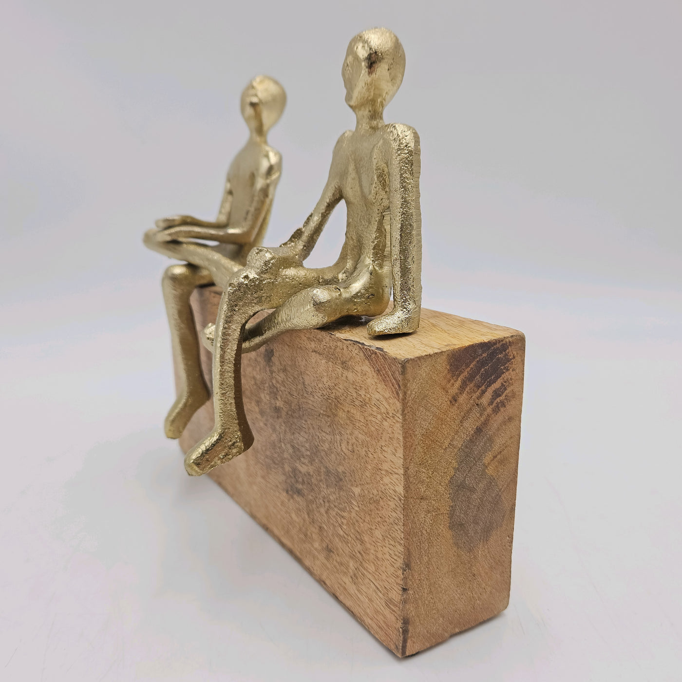 Decoración Figuras decorativas Madera Dorado