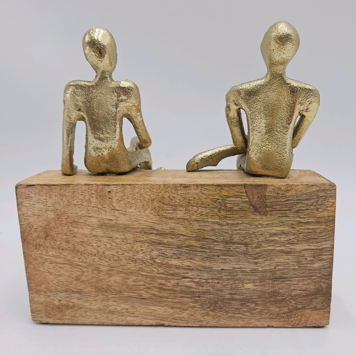 Decoración Figuras decorativas Madera Dorado