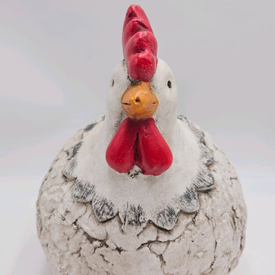 Decoración Figuras decorativas Metal Blanco