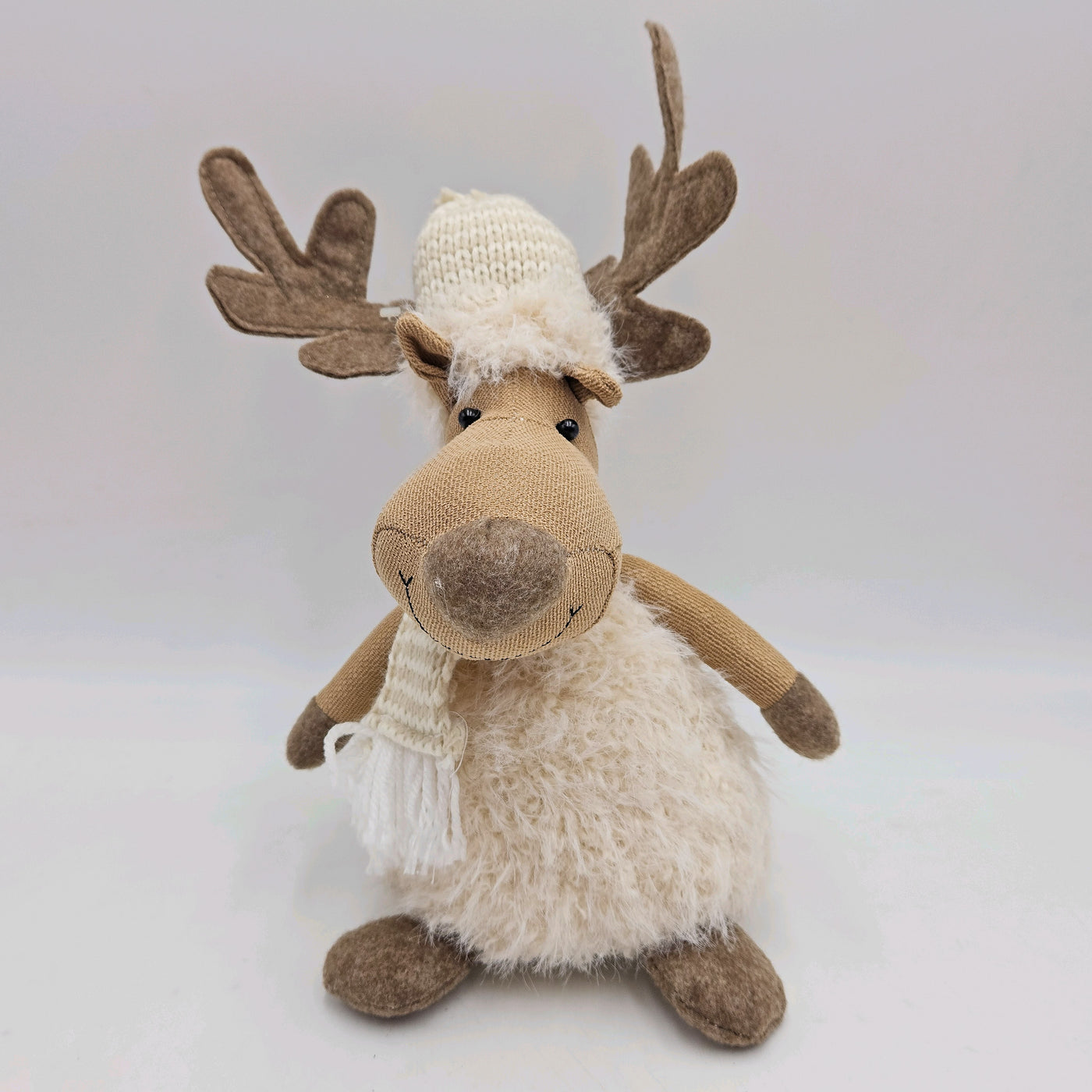 Decoración Figuras decorativas Navidad Poliéster Beige