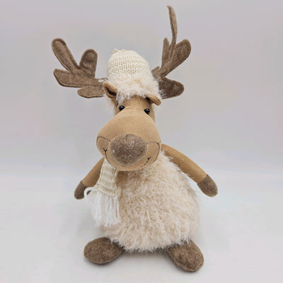 Decoración Figuras decorativas Navidad Poliéster Beige