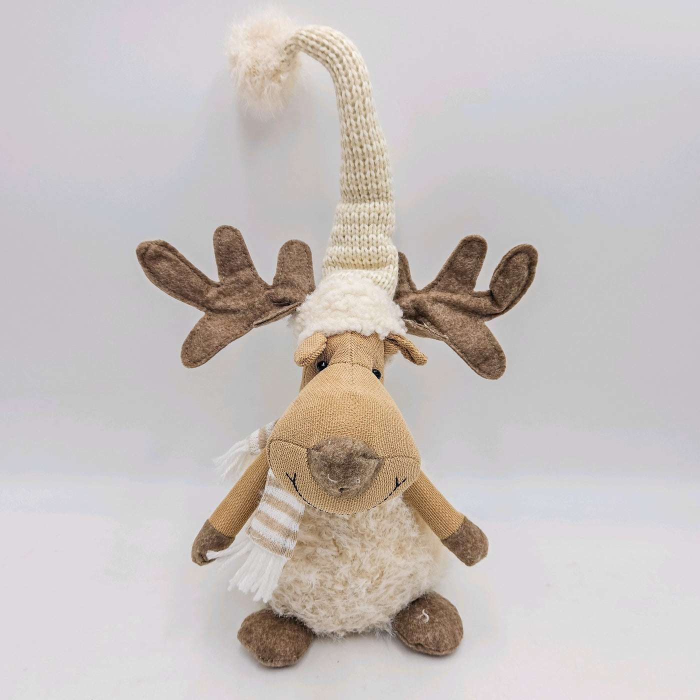 Decoración Figuras decorativas Navidad Poliéster Beige