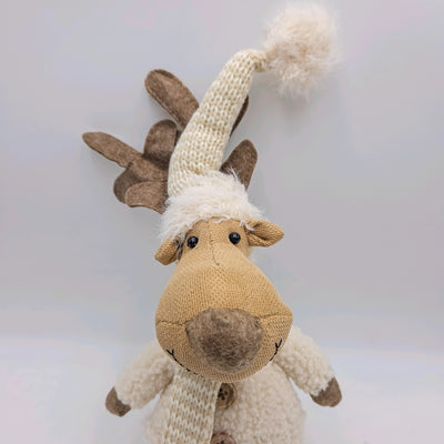 Decoración Figuras decorativas Navidad Poliéster Beige