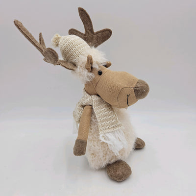 Decoración Figuras decorativas Navidad Poliéster Beige