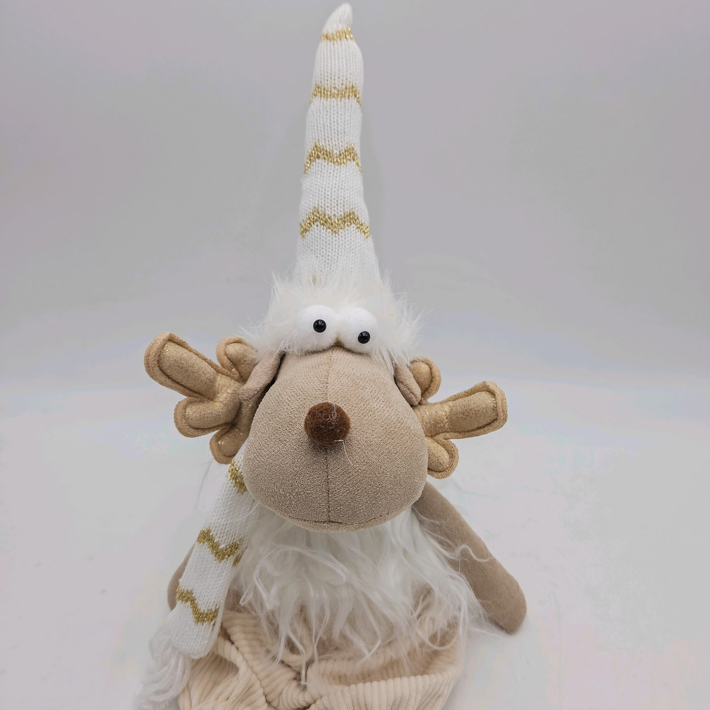 Decoración Figuras decorativas Navidad Poliéster Beige