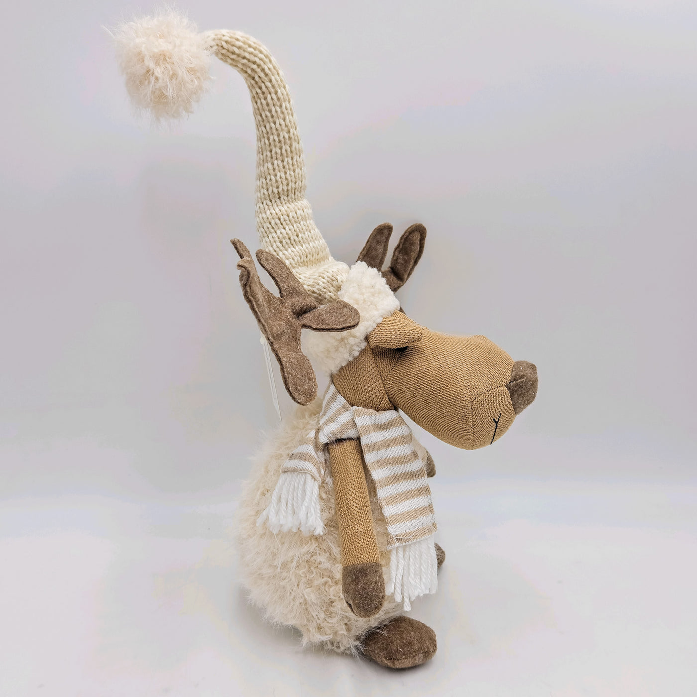 Decoración Figuras decorativas Navidad Poliéster Beige