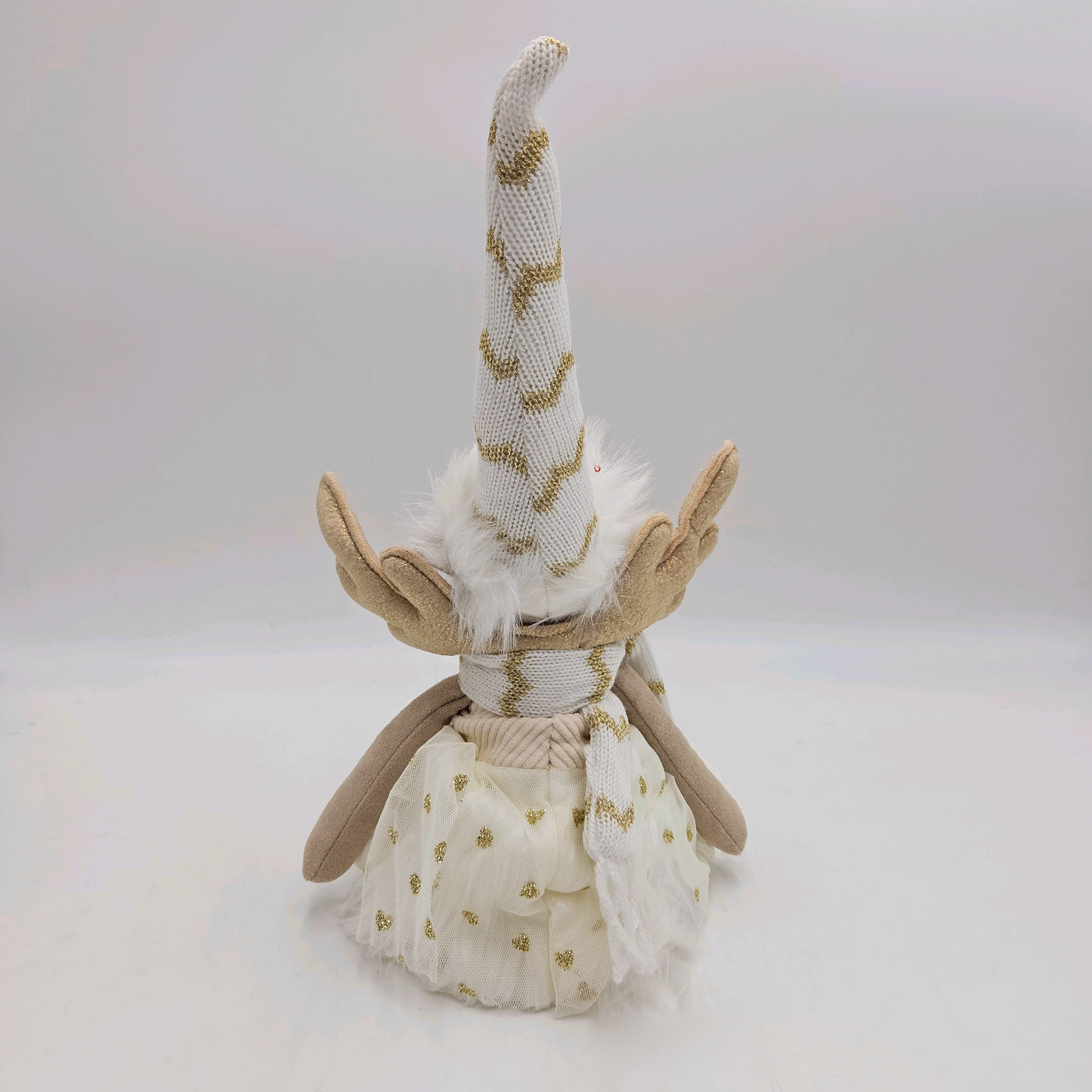 Decoración Figuras decorativas Navidad Poliéster Beige