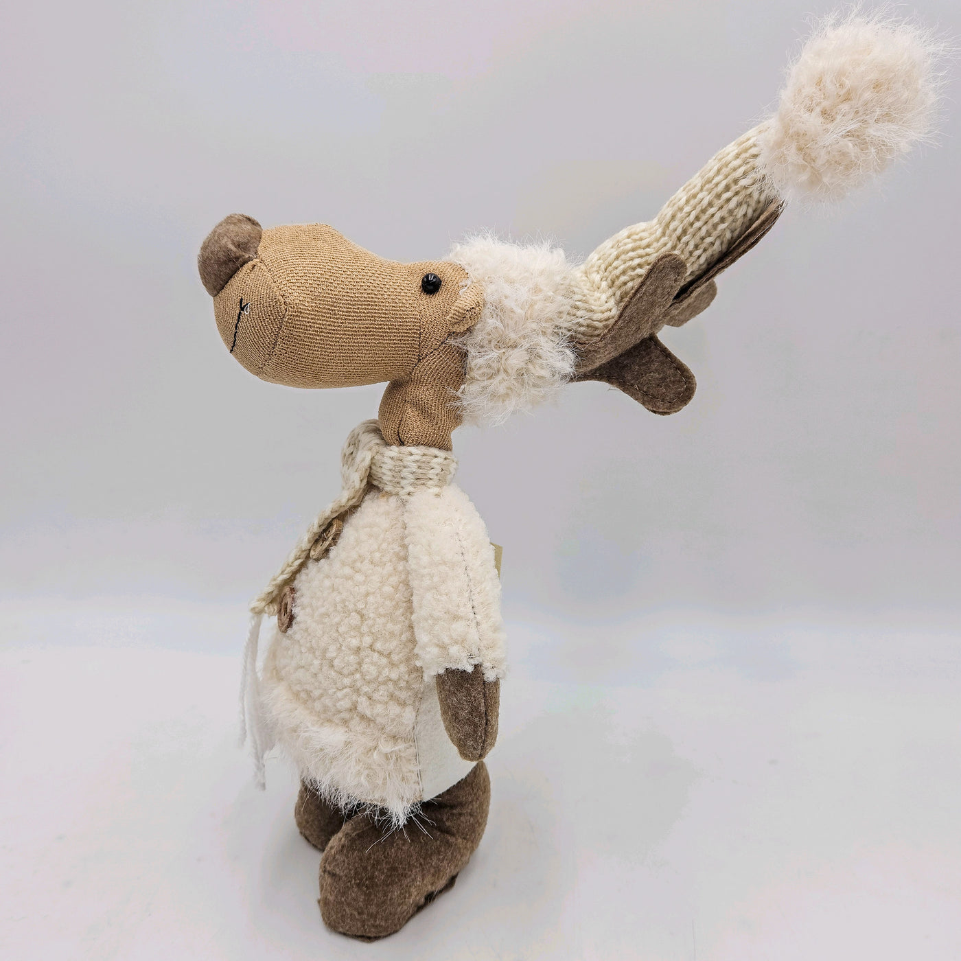 Decoración Figuras decorativas Navidad Poliéster Beige