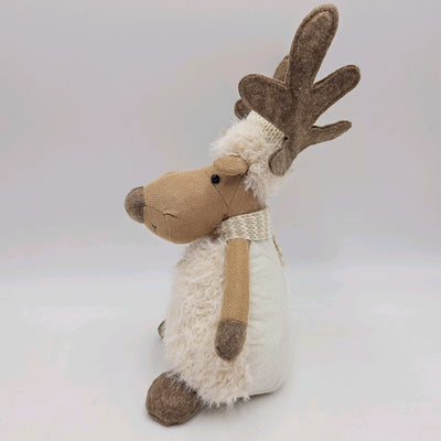 Decoración Figuras decorativas Navidad Poliéster Beige