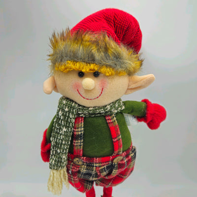 Decoración Figuras decorativas Navidad Poliéster Rojo