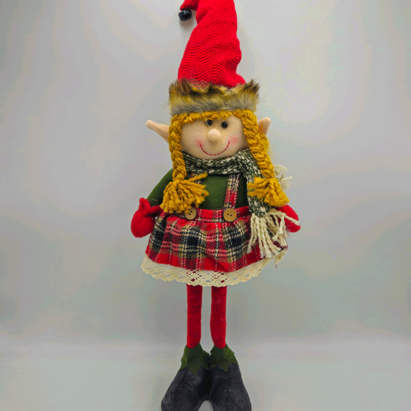 Decoración Figuras decorativas Navidad Poliéster Rojo