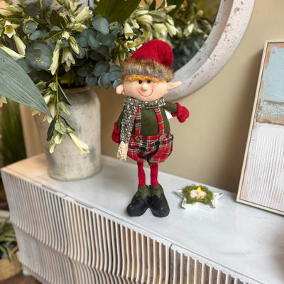 Decoración Figuras decorativas Navidad Poliéster Rojo