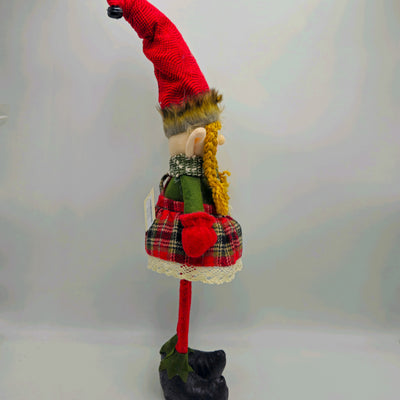 Decoración Figuras decorativas Navidad Poliéster Rojo