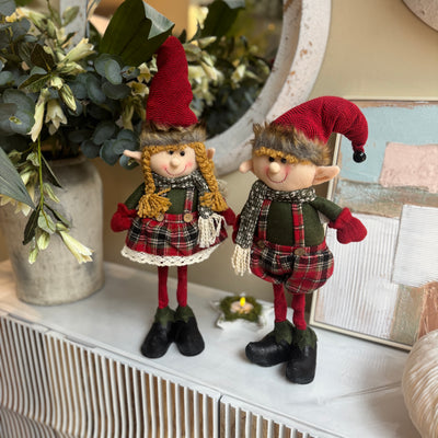 Decoración Figuras decorativas Navidad Poliéster Rojo