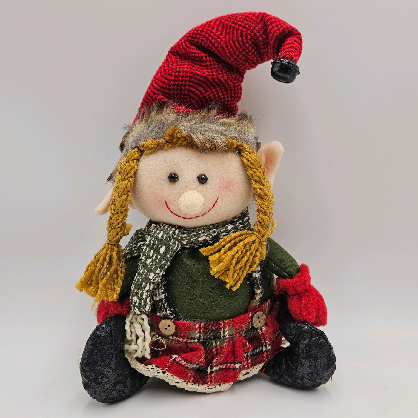 Decoración Figuras decorativas Navidad Poliéster Verde