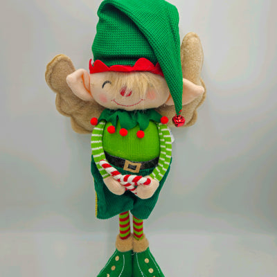 Decoración Figuras decorativas Navidad Poliéster Verde