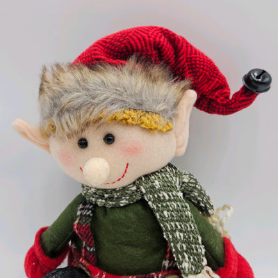 Decoración Figuras decorativas Navidad Poliéster Verde