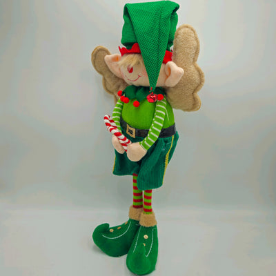 Decoración Figuras decorativas Navidad Poliéster Verde