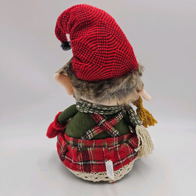 Decoración Figuras decorativas Navidad Poliéster Verde