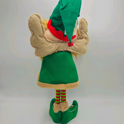 Decoración Figuras decorativas Navidad Poliéster Verde