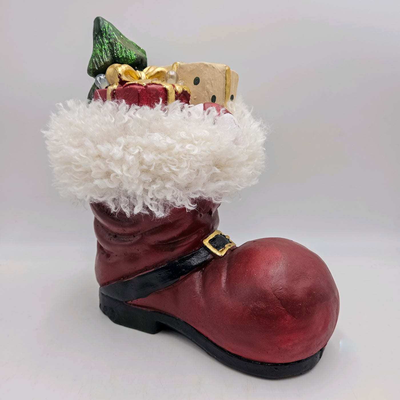 Decoración Figuras decorativas Navidad Resina Rojo