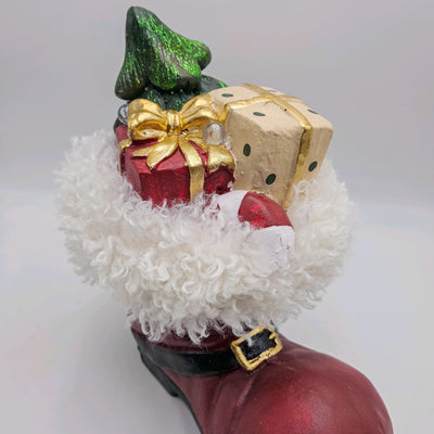 Decoración Figuras decorativas Navidad Resina Rojo