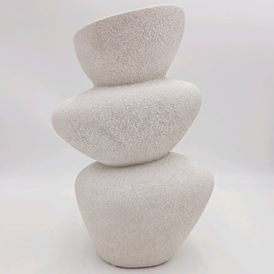 Decoración Jarrones Cerámica Blanco