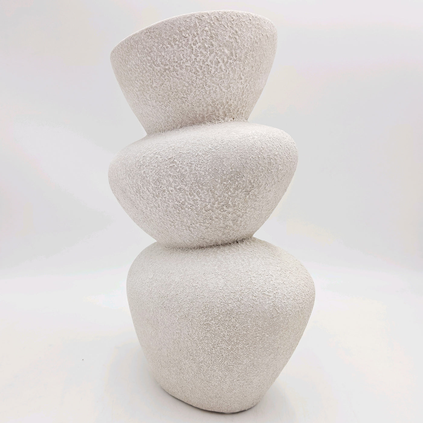 Decoración Jarrones Cerámica Blanco