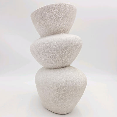 Decoración Jarrones Cerámica Blanco