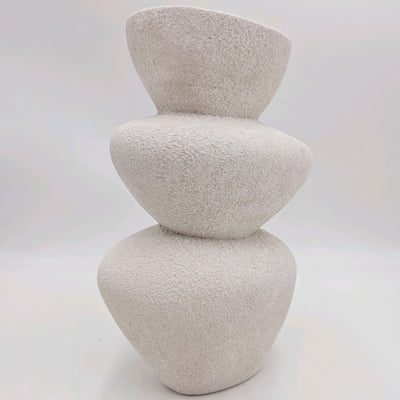 Decoración Jarrones Cerámica Blanco