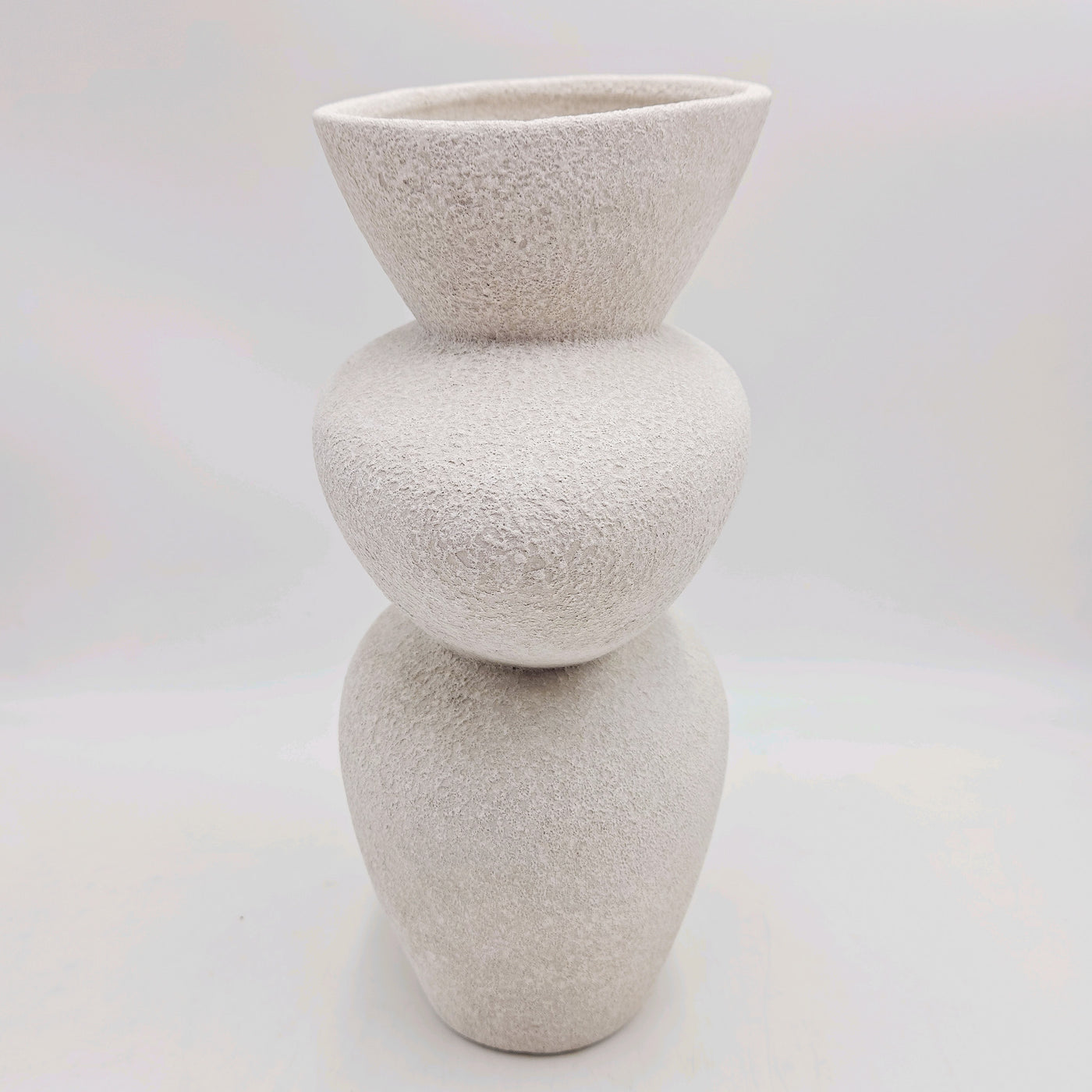 Decoración Jarrones Cerámica Blanco