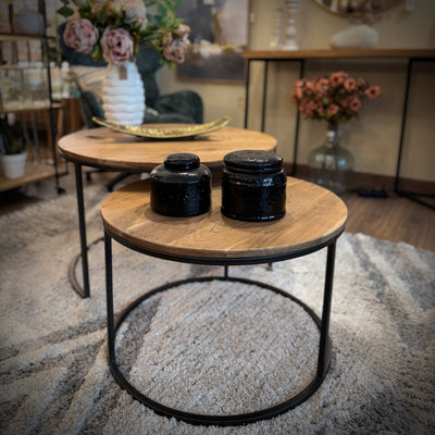 Decoración Jarrones Cerámica Negro