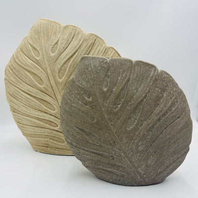 Decoración Jarrones Resina Gris