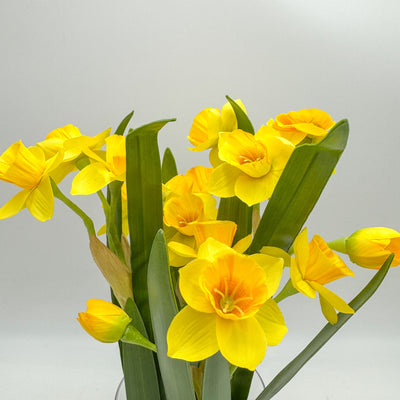Decoración Jarrones Vidrio y cristal Amarillo