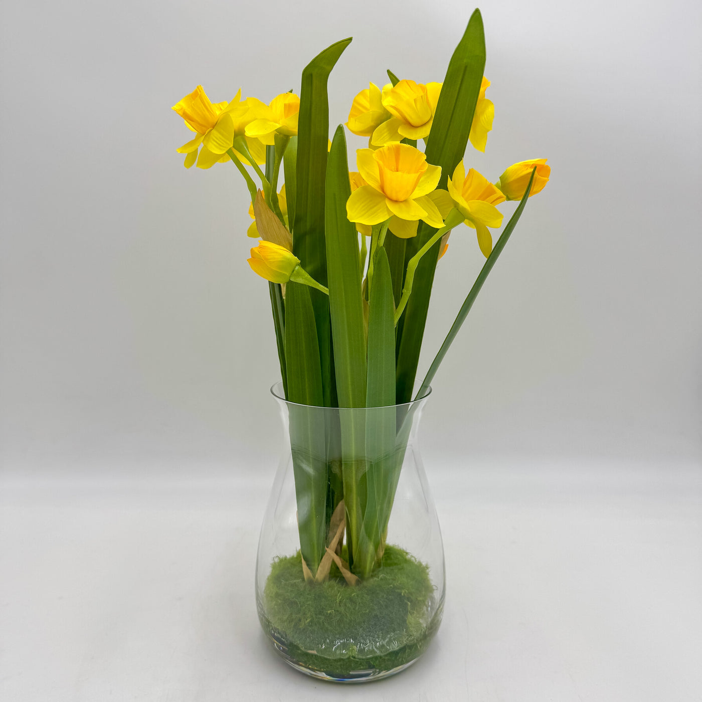 Decoración Jarrones Vidrio y cristal Amarillo