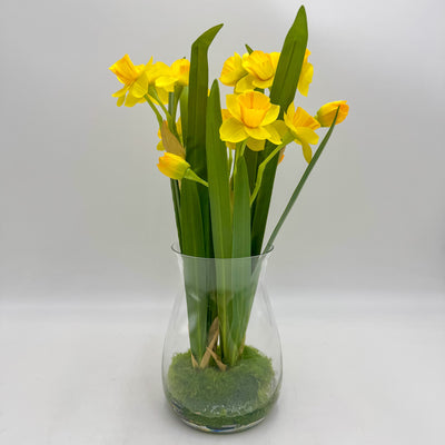Decoración Jarrones Vidrio y cristal Amarillo