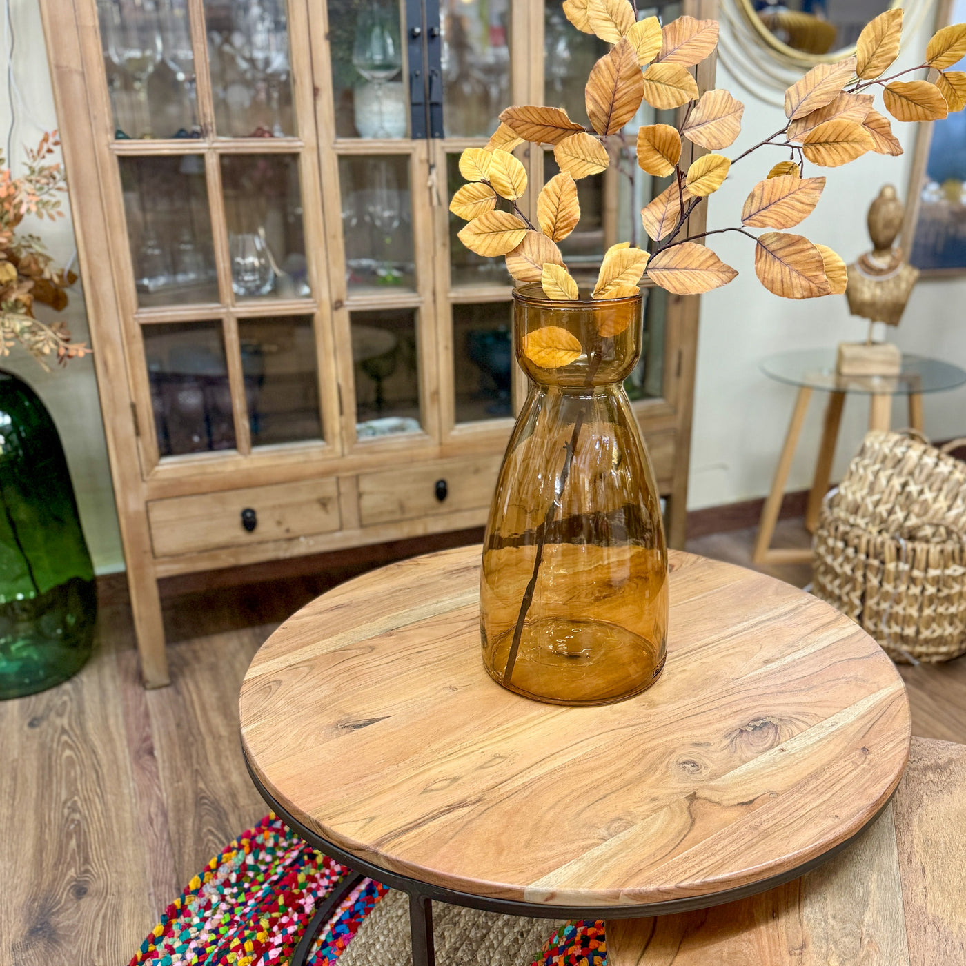 Decoración Jarrones Vidrio y cristal Naranja